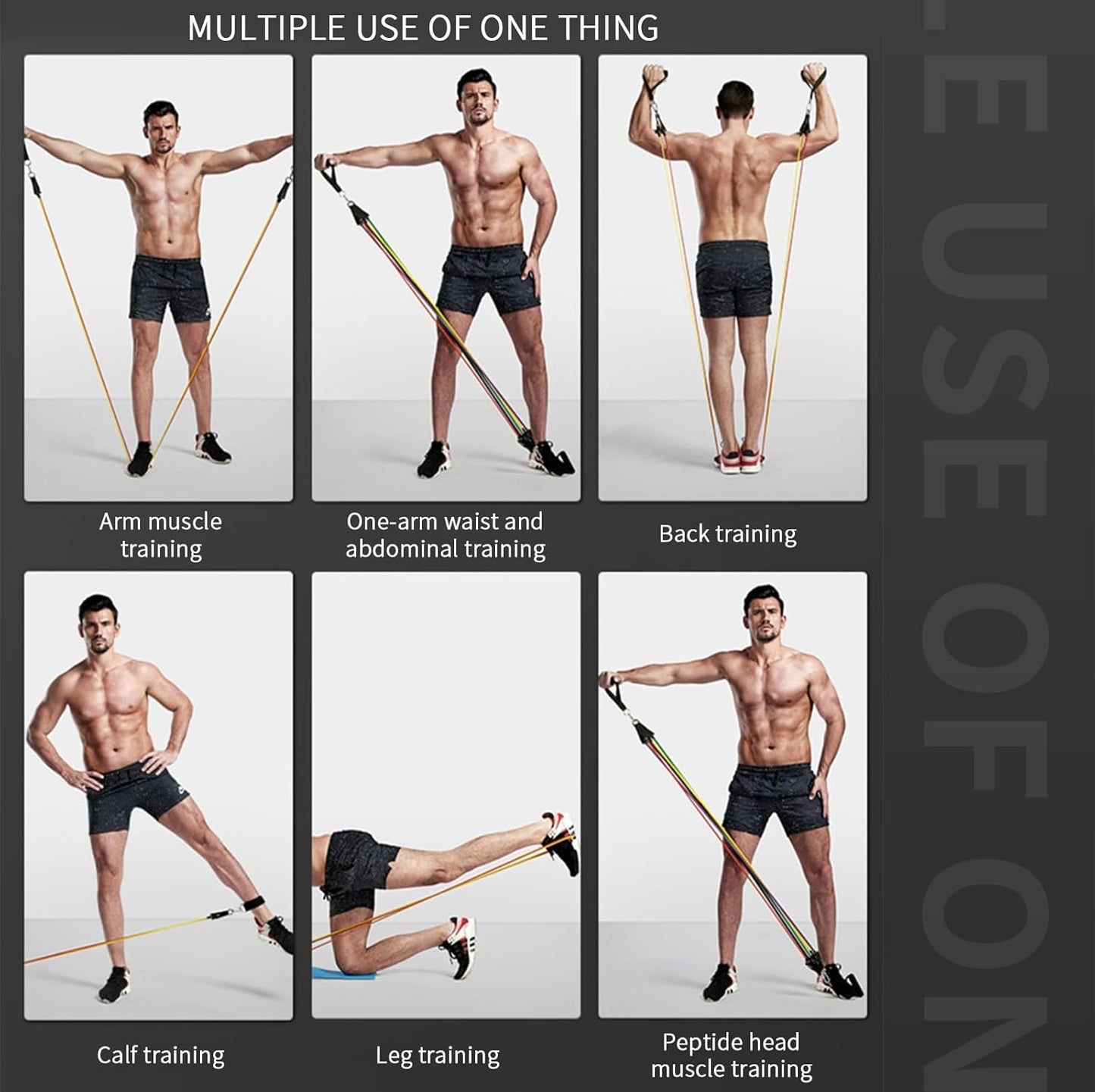 Heavy Duty Resistance Band Set 150Lbs