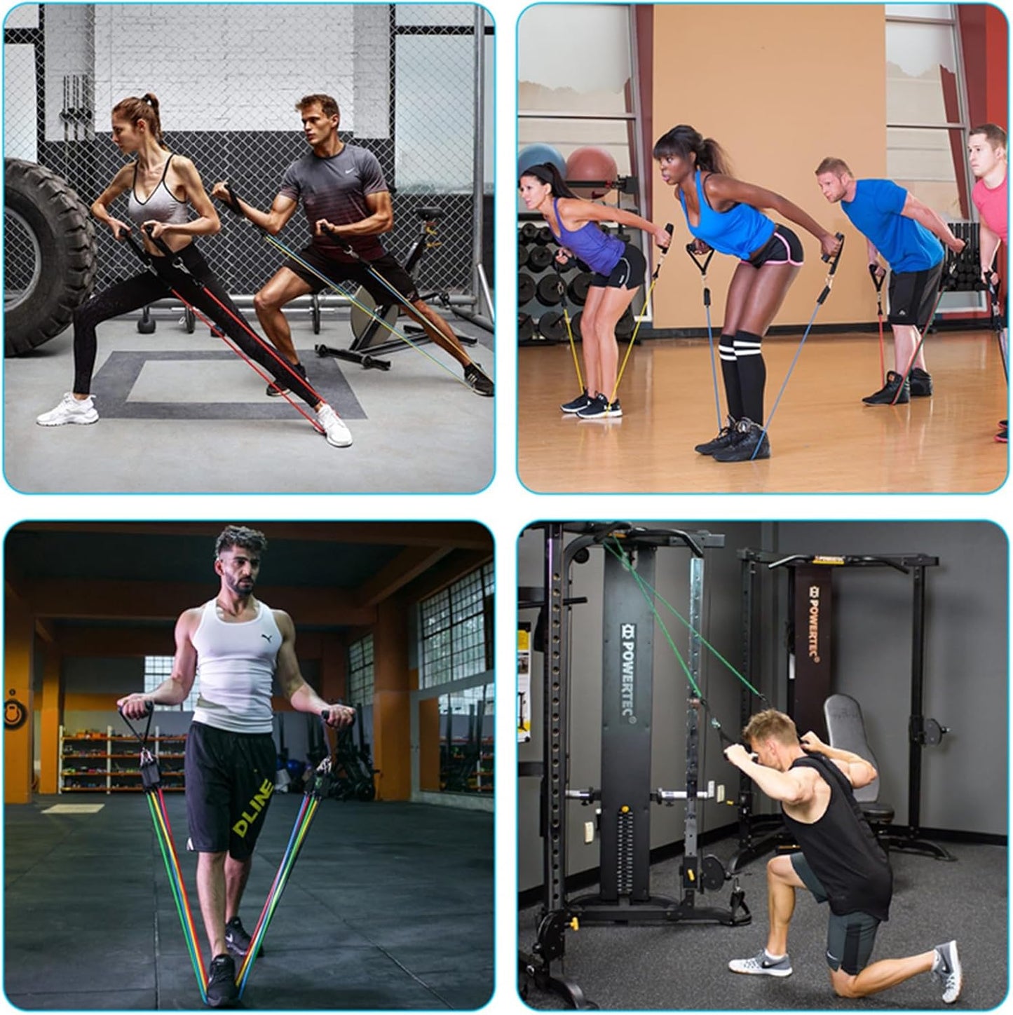 Heavy Duty Resistance Band Set 150Lbs