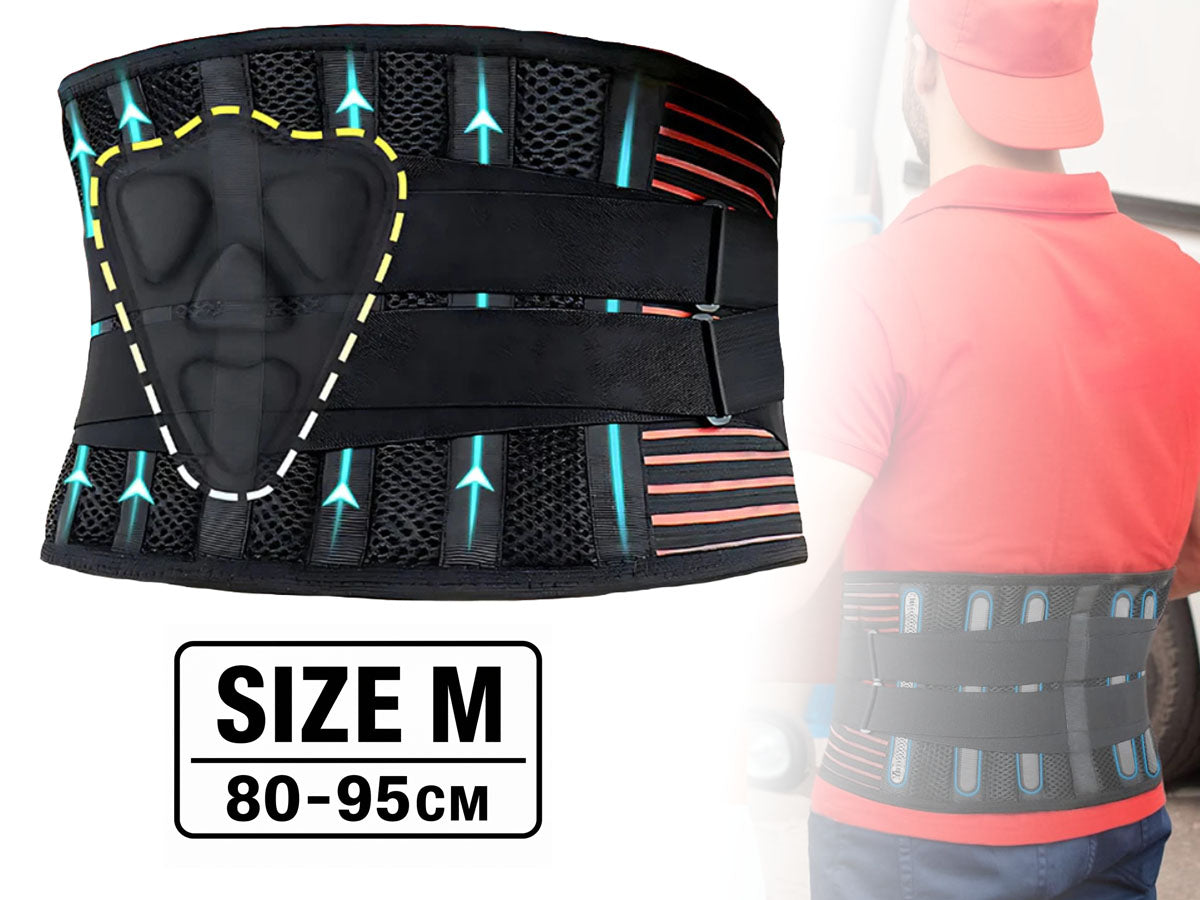 Lower Back Brace Waist Support Belt Lumbar Support Belt for Men Women