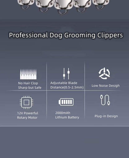 Professional Electric Pet Clippers
