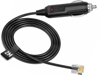 2M RJ11 Power Cable Cord for Uniden Escort Beltronics Valentine V1 Radar