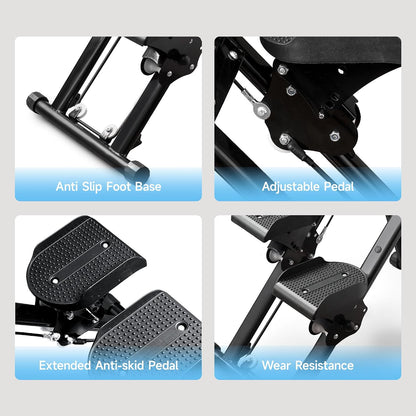 Foldable Stair Stepper for Exercise at Home Fitness Steppers