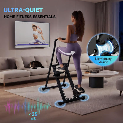 Foldable Stair Stepper for Exercise at Home Fitness Steppers