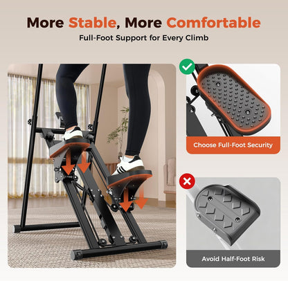 Foldable Stair Stepper for Exercise at Home Fitness Steppers