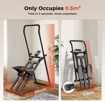 Foldable Stair Stepper for Exercise at Home Fitness Steppers
