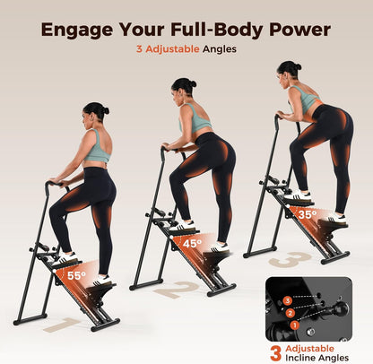 Foldable Stair Stepper for Exercise at Home Fitness Steppers