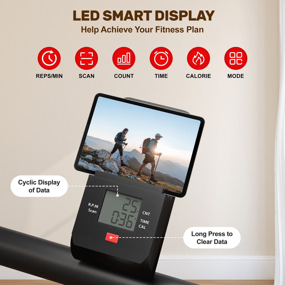 Foldable Stair Stepper for Exercise at Home Fitness Steppers
