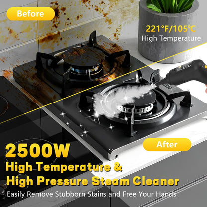 Steam Cleaner - 2500W High Pressure Steam Cleaner Portable Cleaning Machine