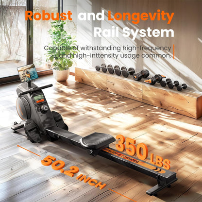Adjustable Aerobics Rowing Machine – Resistance Home Fitness Rower
