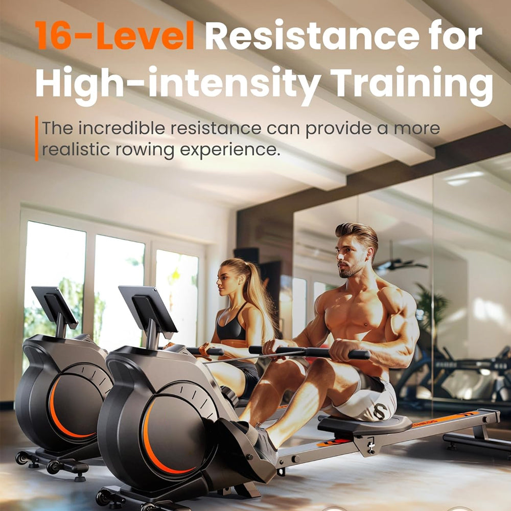 Adjustable Aerobics Rowing Machine – Resistance Home Fitness Rower