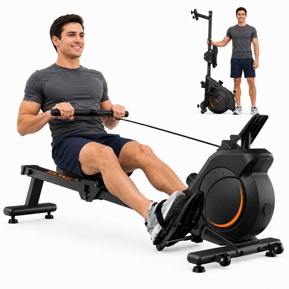 Adjustable Aerobics Rowing Machine – Resistance Home Fitness Rower