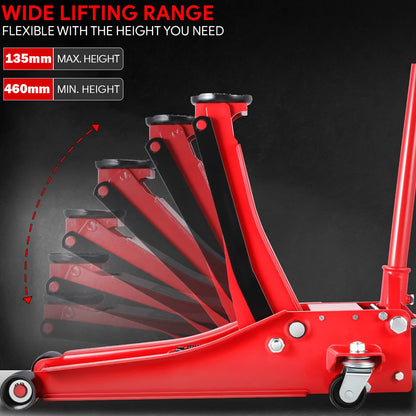 3 Ton Hydraulic Floor Jack Low Profile Car Trolley Jack