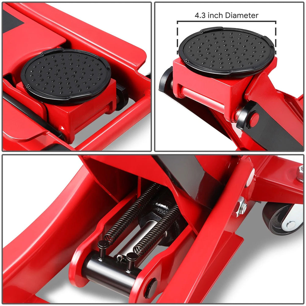 3 Ton Hydraulic Floor Jack Low Profile Car Trolley Jack