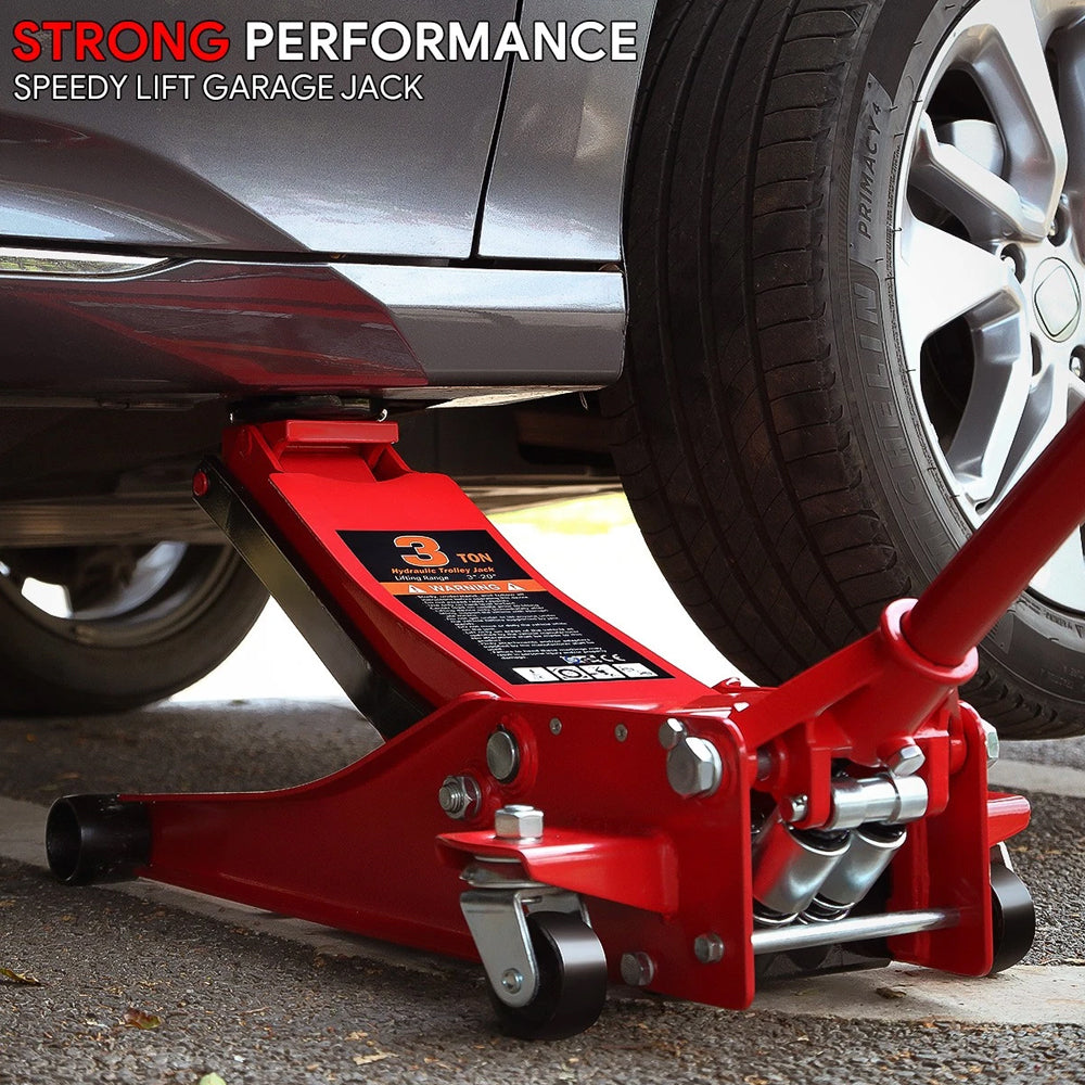 3 Ton Hydraulic Floor Jack Low Profile Car Trolley Jack