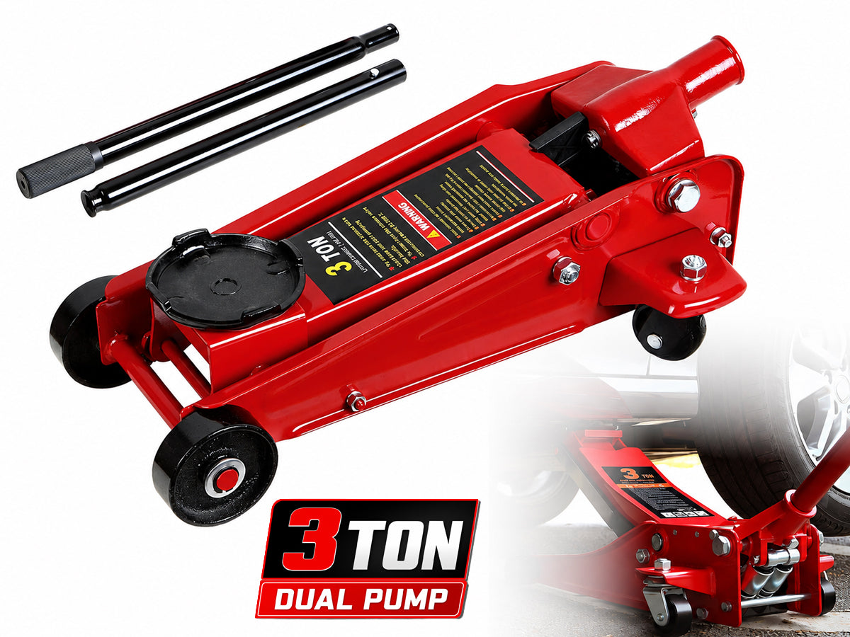 3 Ton Hydraulic Floor Jack Low Profile Car Trolley Jack