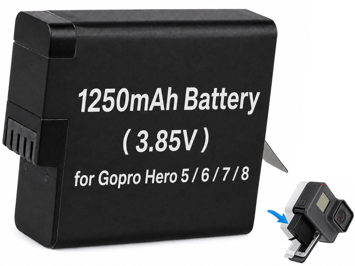 Compatible Battery for GoPro Hero 5 / 6 / 7 / 8