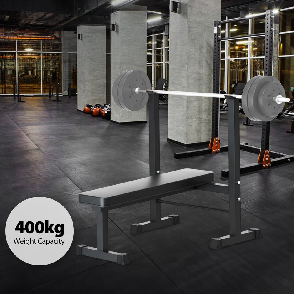 Flat Weight Bench With Rack | Bench Press