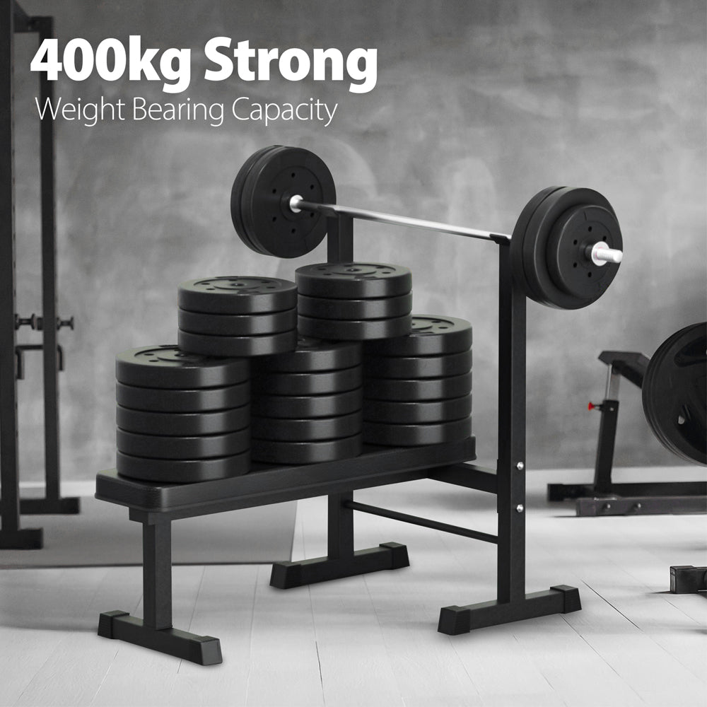 Flat Weight Bench With Rack | Bench Press
