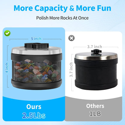 Electronic Rock Tumbler Kit Polishing Machine