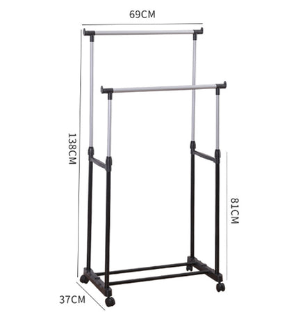 Double Garment Rack Cloth Rack