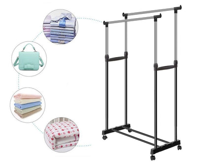 Double Garment Rack Cloth Rack