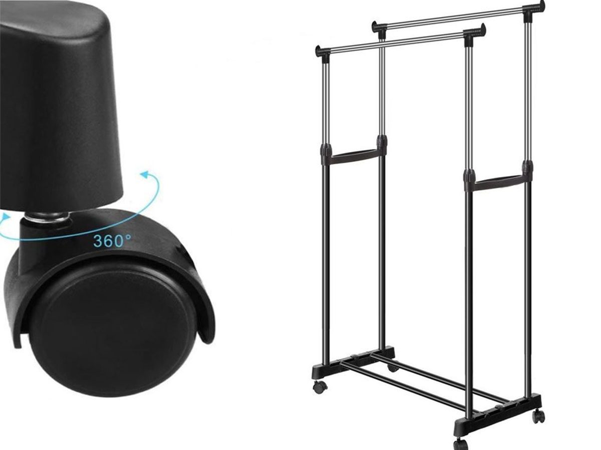 Double Garment Rack Cloth Rack