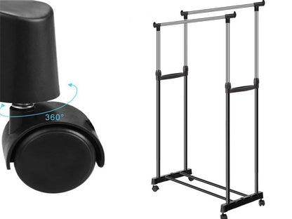 Double Garment Rack Cloth Rack