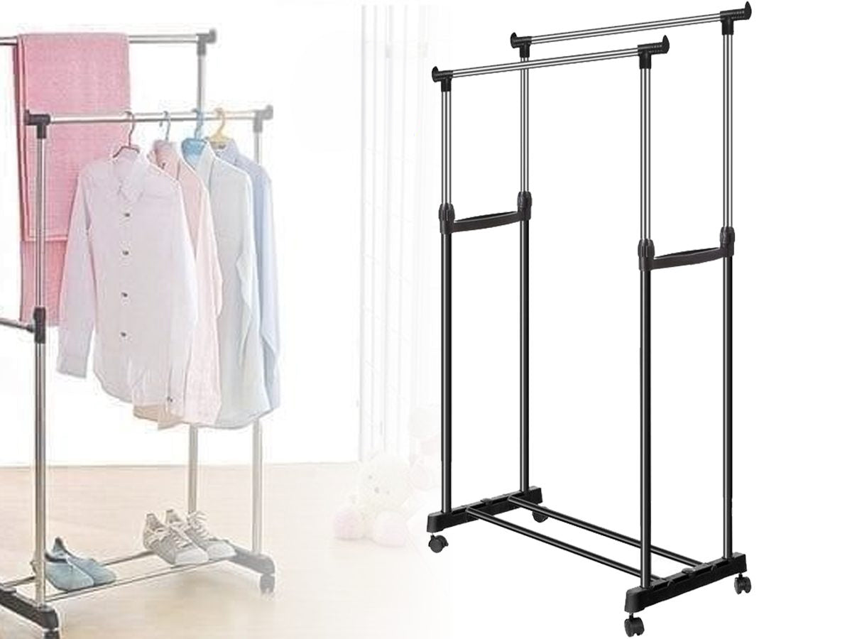 Double Garment Rack Cloth Rack