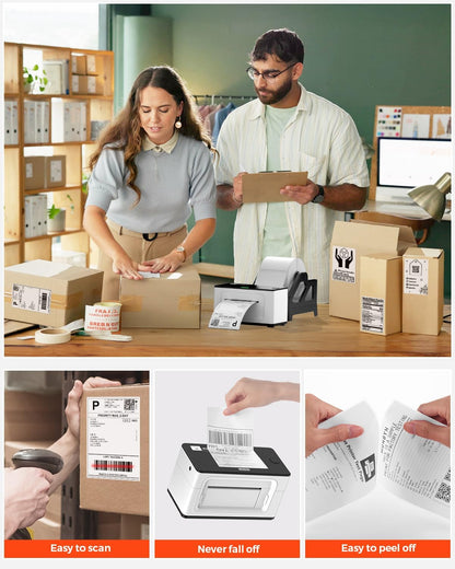 Direct Thermal Labels 100 x 150mm 500 Labels Courier Labels