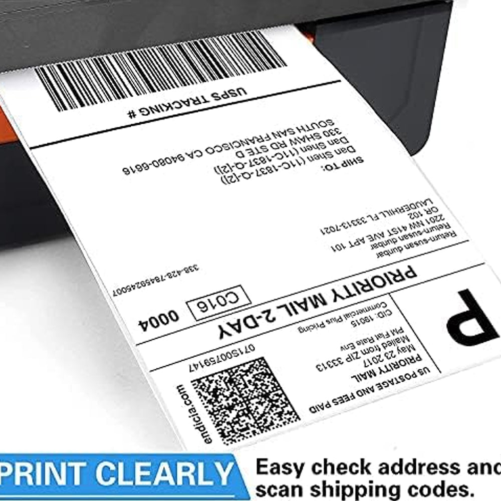 Direct Thermal Labels 100 x 150mm 500 Labels Courier Labels