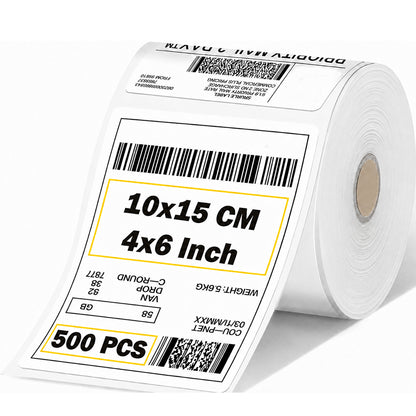 Direct Thermal Labels 100 x 150mm 500 Labels Courier Labels