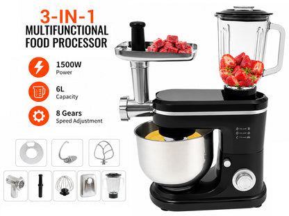 6L Stand Mixer with Blender & Grinder