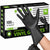100x Disposable Nitrile Gloves Black - XL