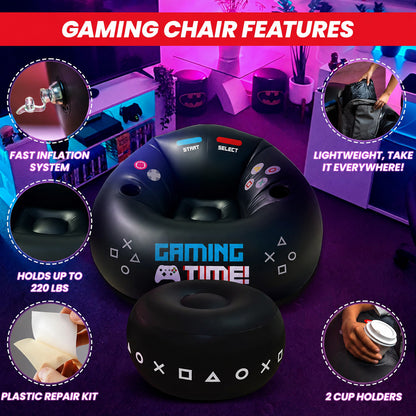 Inflatable Gaming Bean Bag Chair