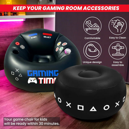 Inflatable Gaming Bean Bag Chair