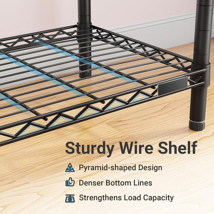 Metal Wardrobe Clothes Rack Clothes Organizer