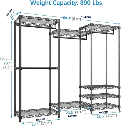 Wardrobe Organizer Clothes Rack