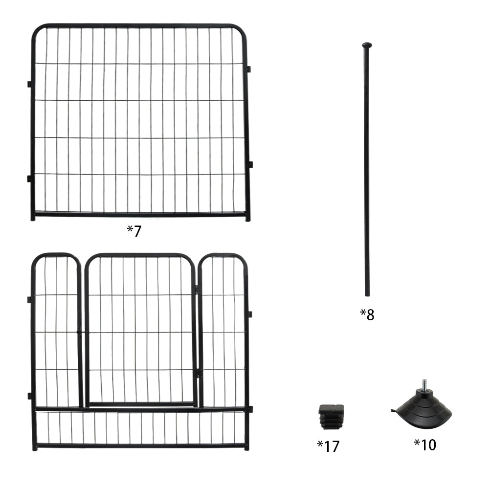 Dog Playpen Pet Playpen Fence 8 Panels