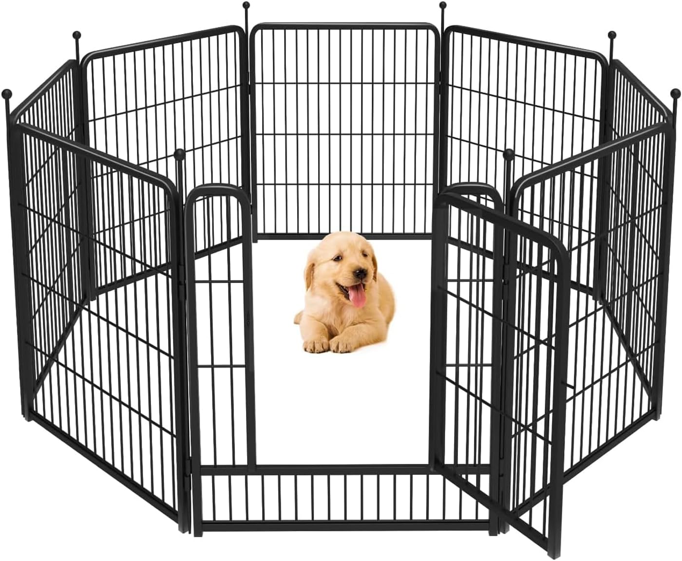 Dog Playpen Pet Playpen Fence 8 Panels