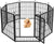 Dog Playpen Pet Playpen Fence 8 Panels