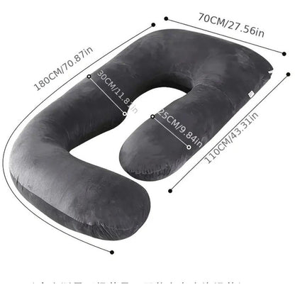 Pregnancy Pillow U-Shaped Full Length Body Support