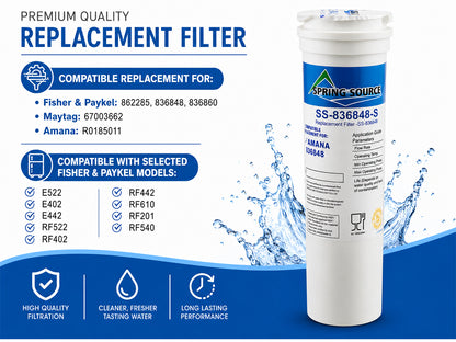 EFF-6017A Compatible Water Filter for Fisher & Paykel