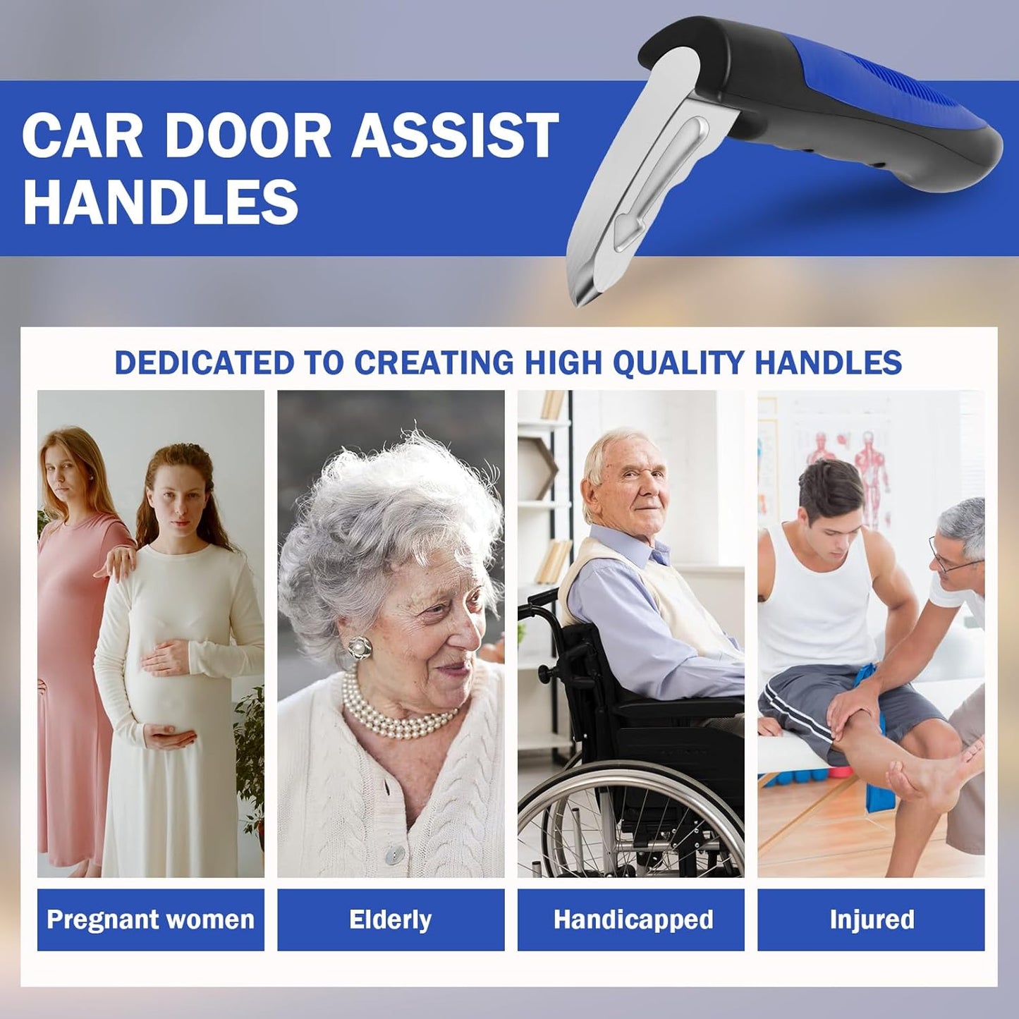 Car Door Handle Disability Elderly Standing Aid Cane Car Handle Assist