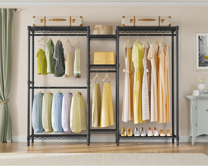 Metal Wardrobe Clothes Rack Clothes Organizer