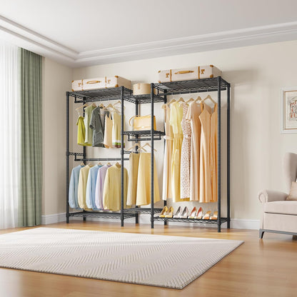 Metal Wardrobe Clothes Rack Clothes Organizer