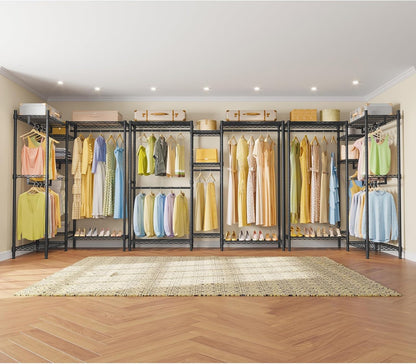 Metal Wardrobe Clothes Rack Clothes Organizer