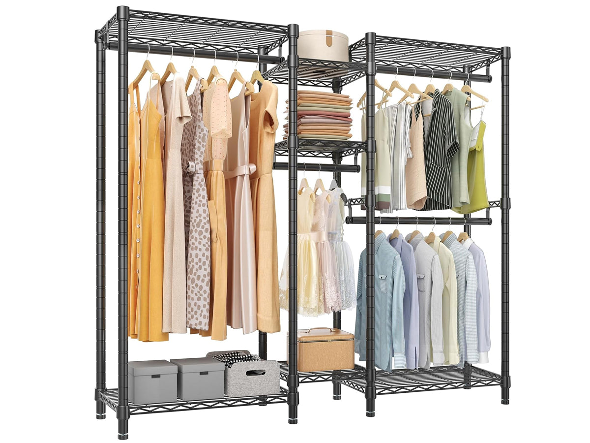 Metal Wardrobe Clothes Rack Clothes Organizer