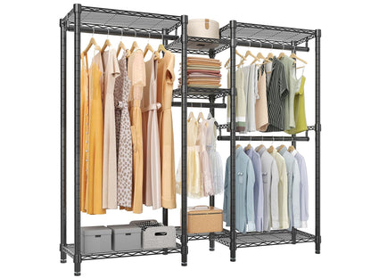 Metal Wardrobe Clothes Rack Clothes Organizer