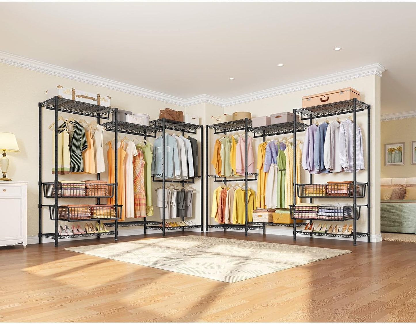 Wardrobe Organizer Clothes Rack