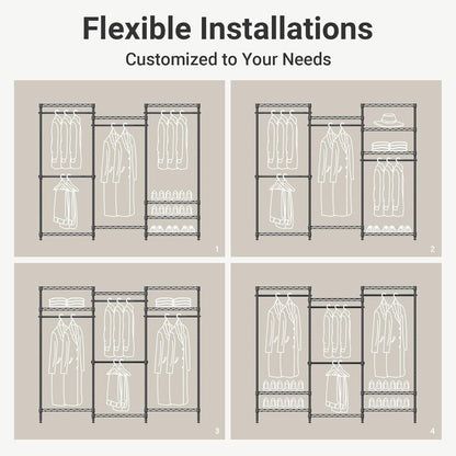 Wardrobe Organizer Clothes Rack